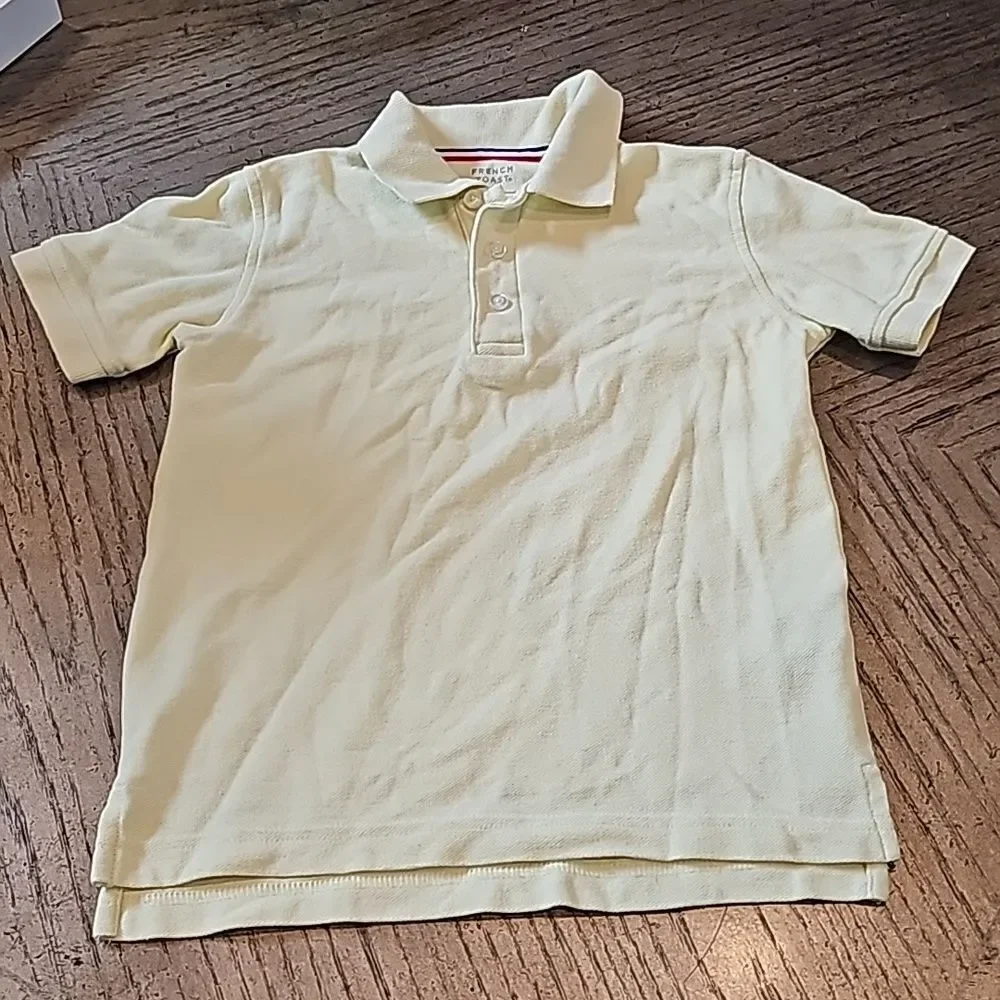 Polo shirt size S French Toast light yellow